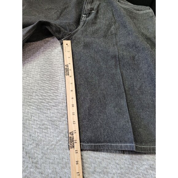 Vintage Y2K Ecko Unltd Baggy Denim Shorts Embroidered Logo Size 38 - Picture 10 of 14